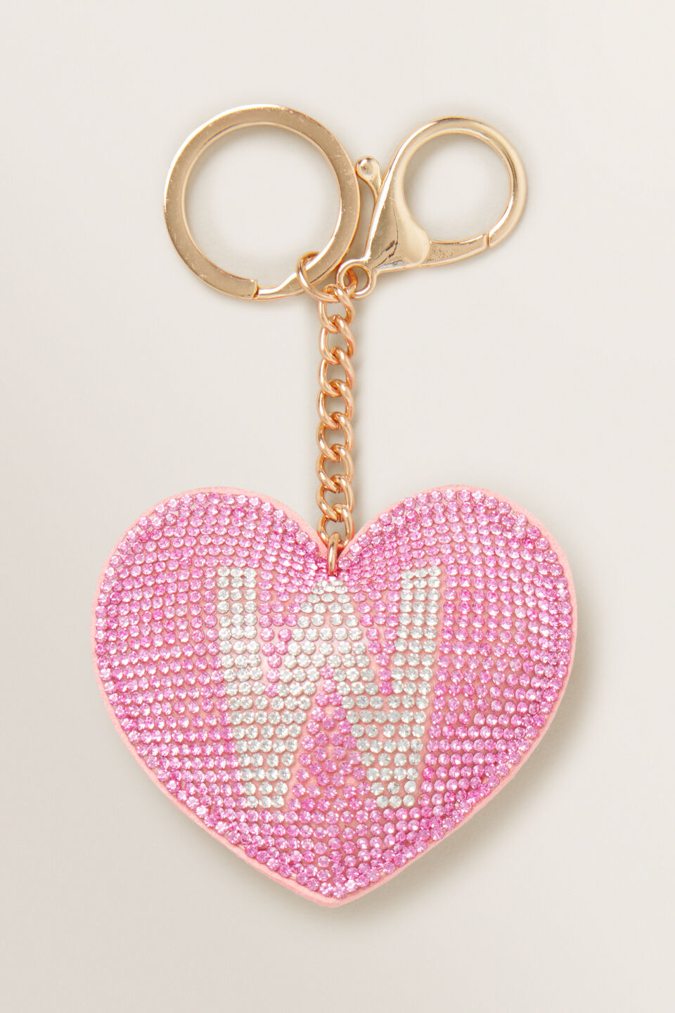 Jewel Initial Keyring  
