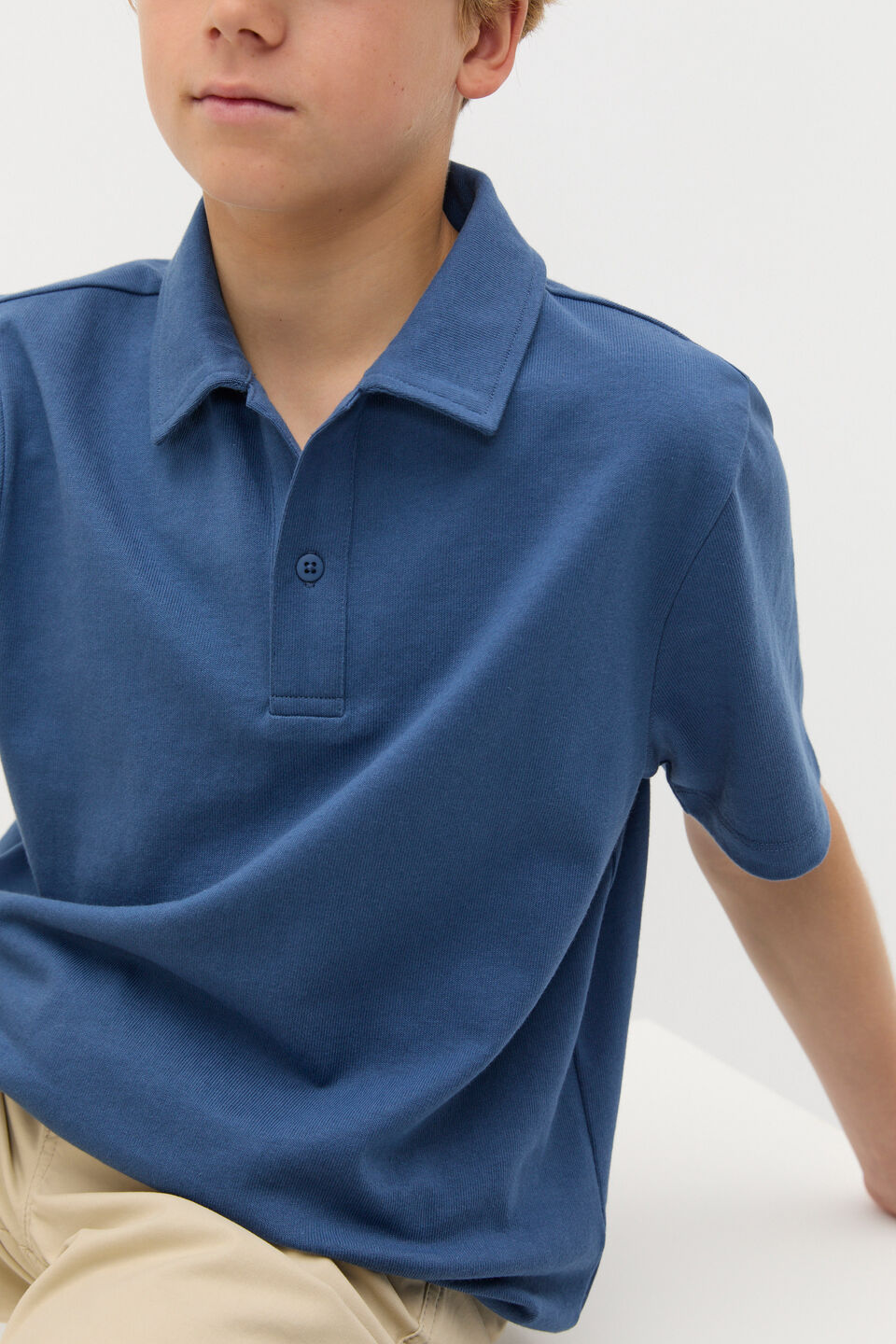 Tee Polo  Washed Navy