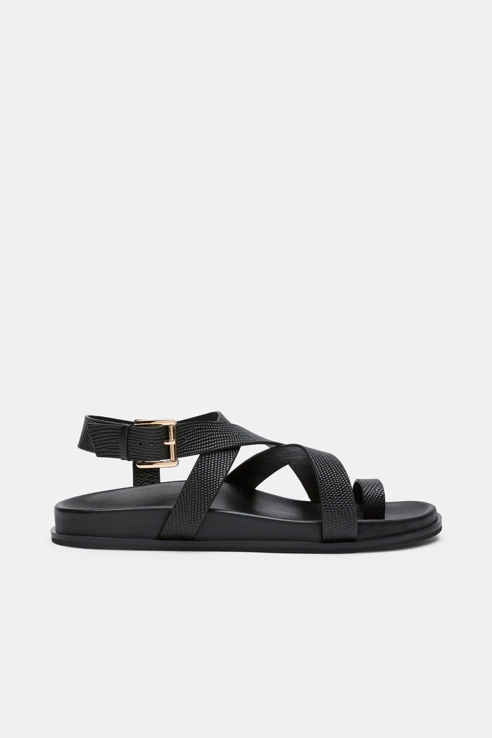 Tori Footbed Sandal  Black