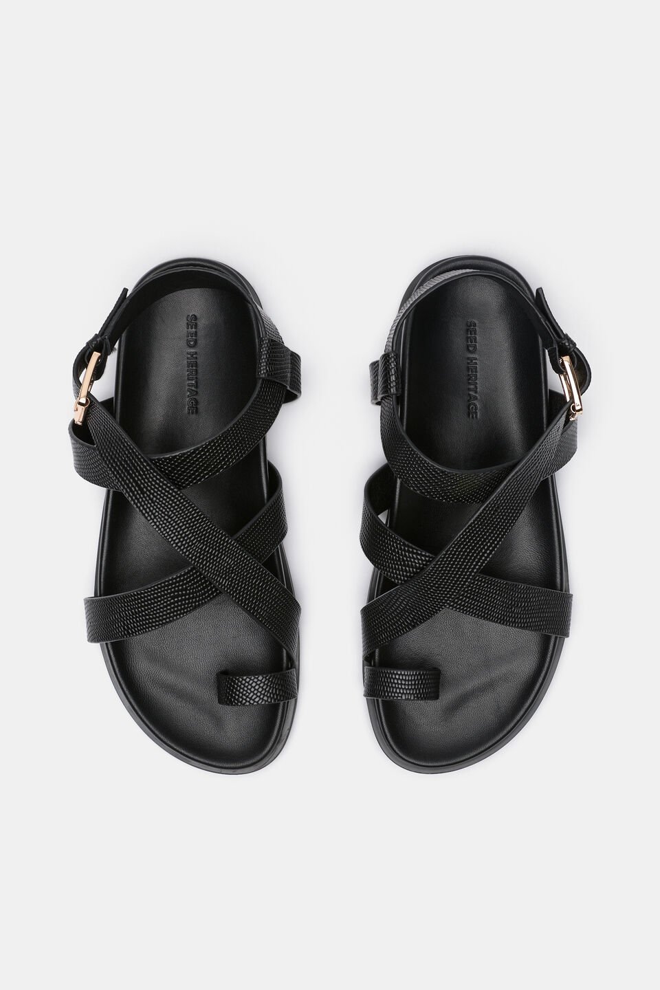 Tori Footbed Sandal  Black