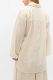 Voile Oversized Blouson Shirt  Tofu  hi-res