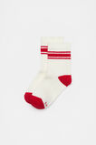 Stripe Rib Sock  Chilli Red  hi-res