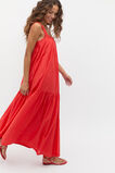 Voile Tiered Maxi Dress  Electric Crimson  hi-res