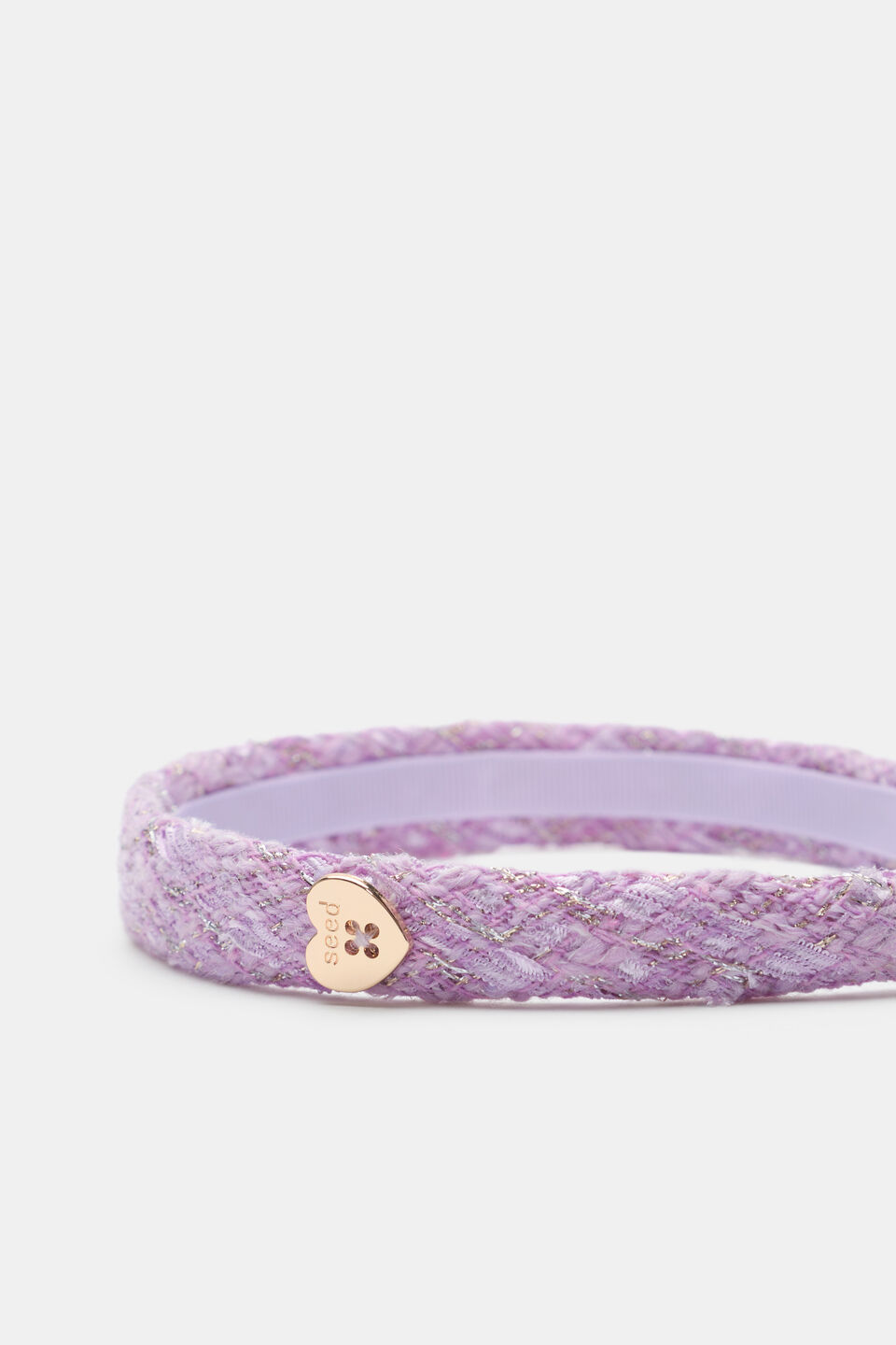 Tweed Headband  Orchid