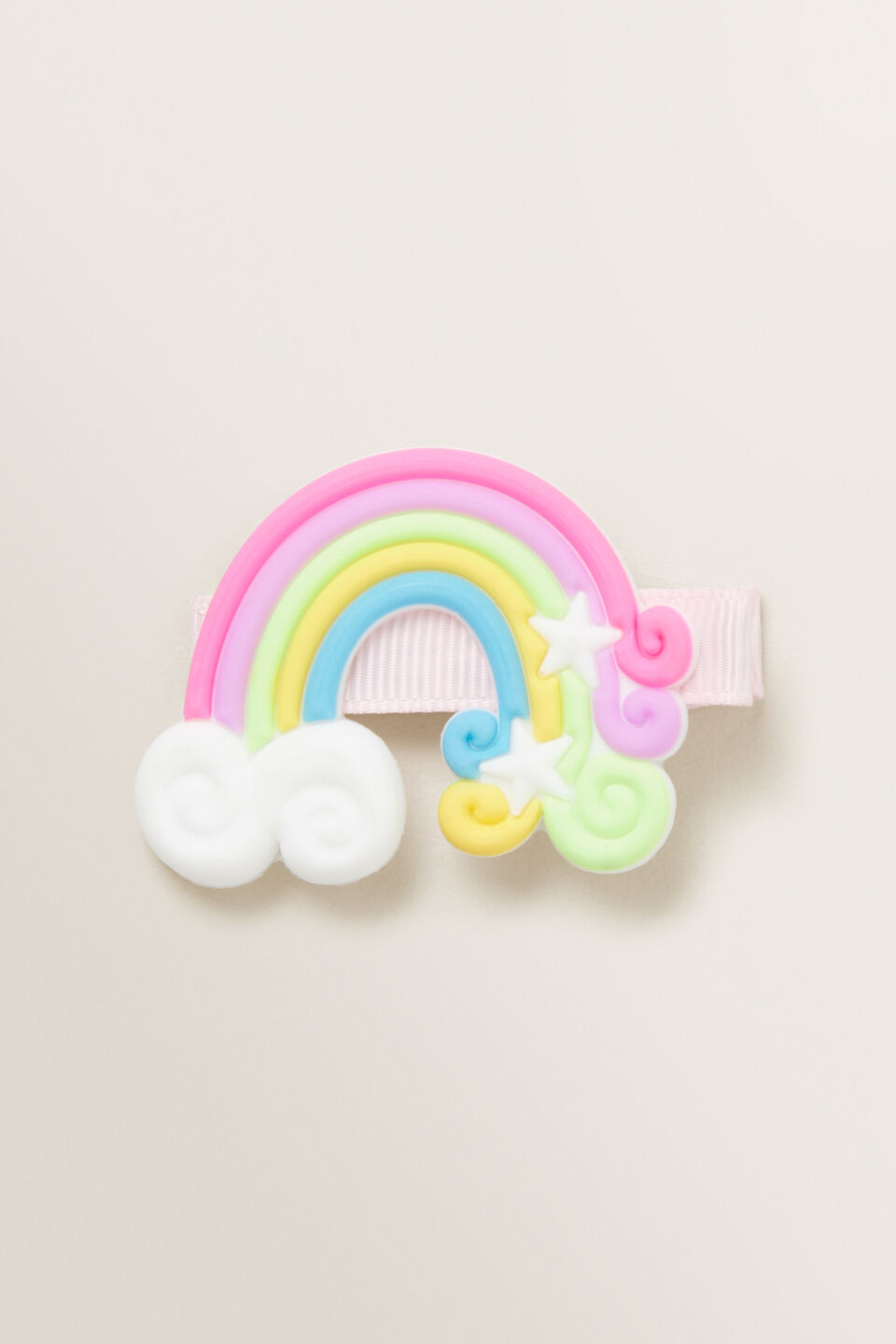 Rainbow Foam Duck Clip  