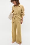 Core Linen Waisted Pant  Honey  hi-res