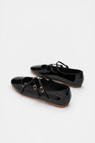 Cameron Triple Strap Ballet Flat  Black Patent  hi-res