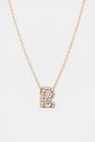 Initial Jewel Bubble Necklace  R  hi-res