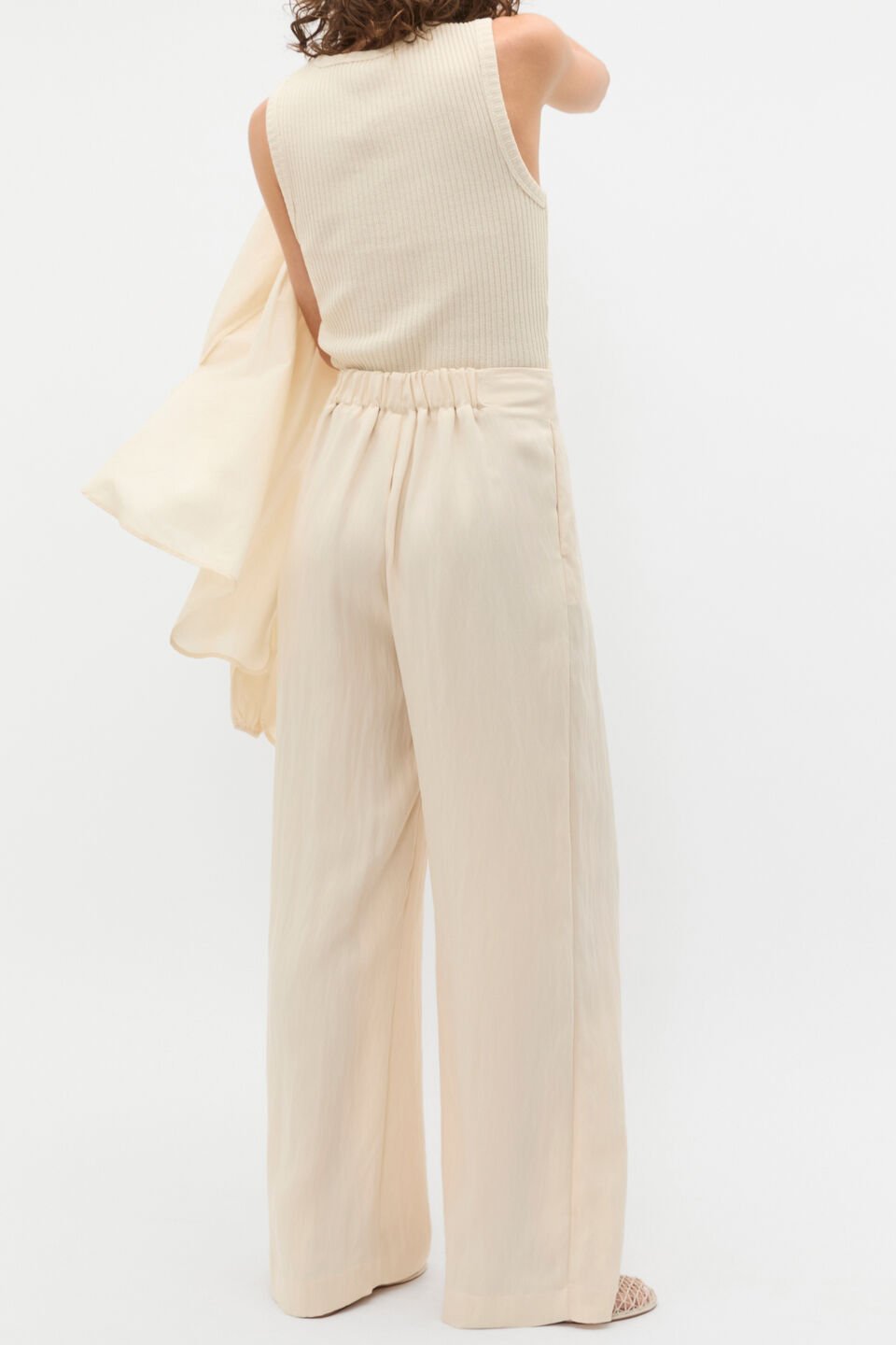 Relaxed High Waist Pant  Tofu