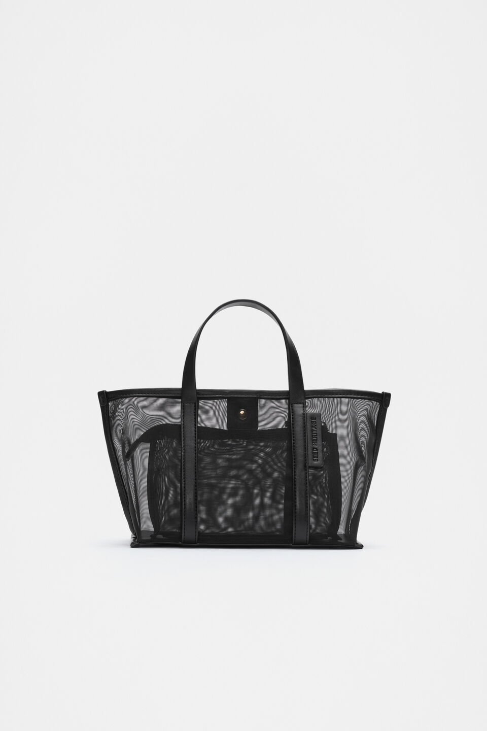 Mesh Mini Tote  Black