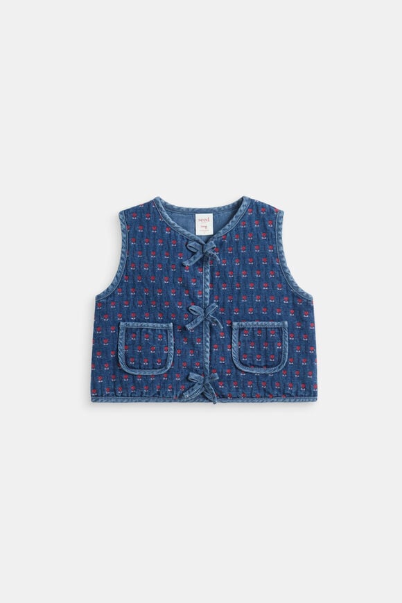Tulip Denim Vest  Indigo  hi-res