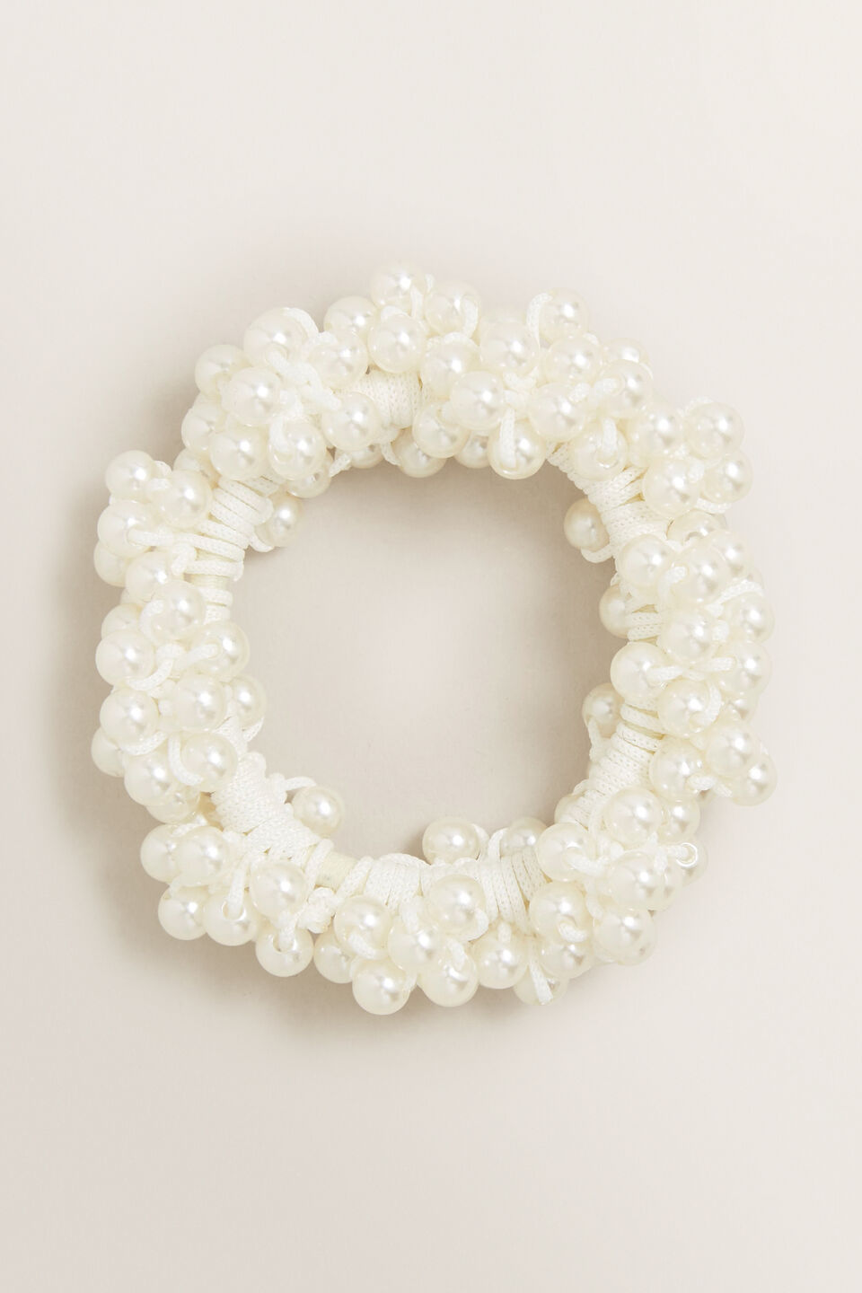 Multi Pearl Scrunchie  