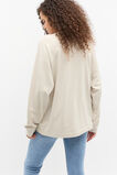 Slouchy Long Sleeve Top  Oat Wash  hi-res