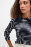 Self Stripe Textured Top  Twilight Blue Stripe  hi-res