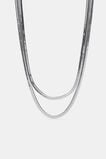 Double Layer Necklace  Silver  hi-res