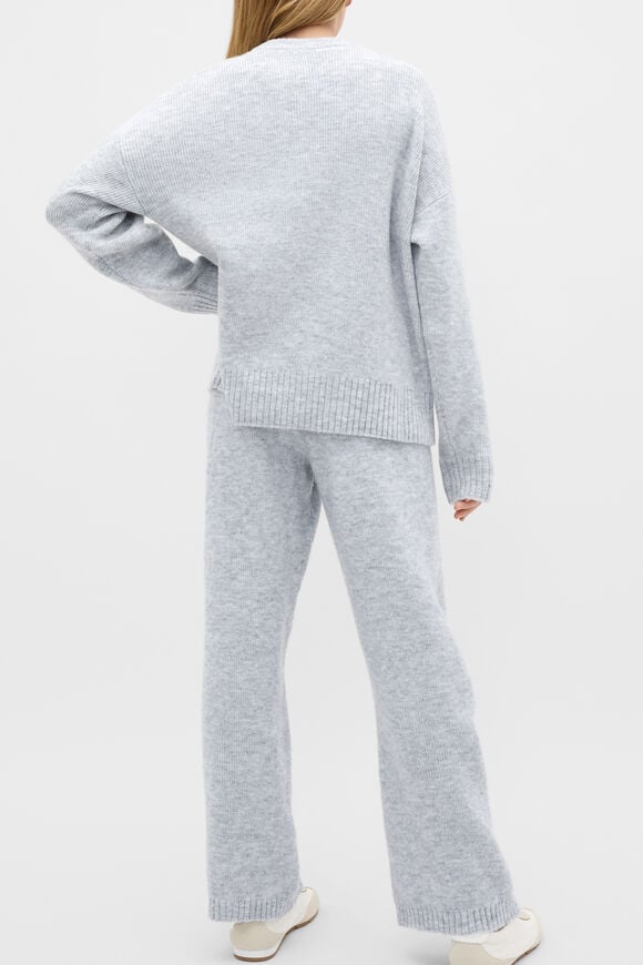 Logo Knit Sweater  Cloud Grey Marle  hi-res