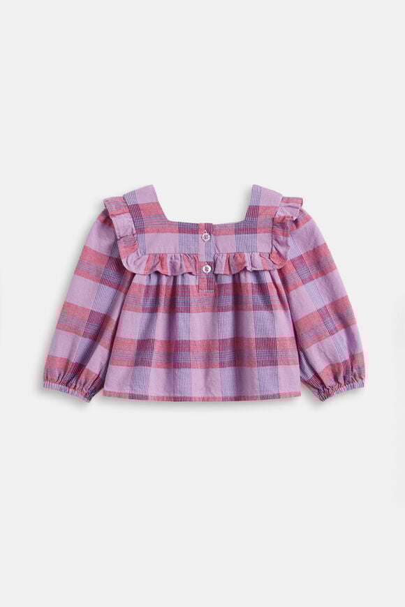 Check Frill Top  Multi  hi-res