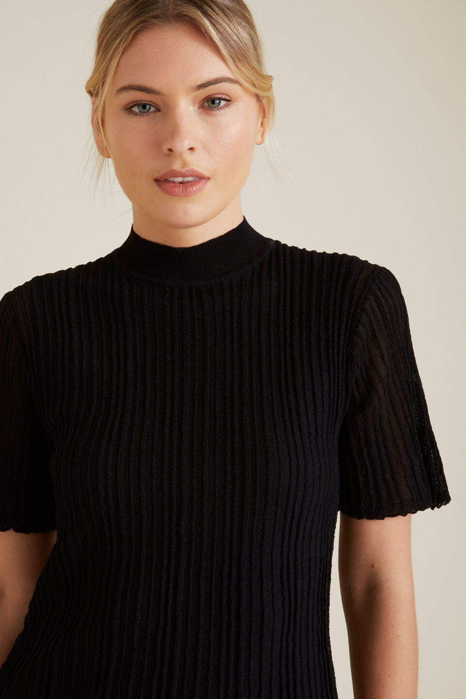 High Neck Knit  