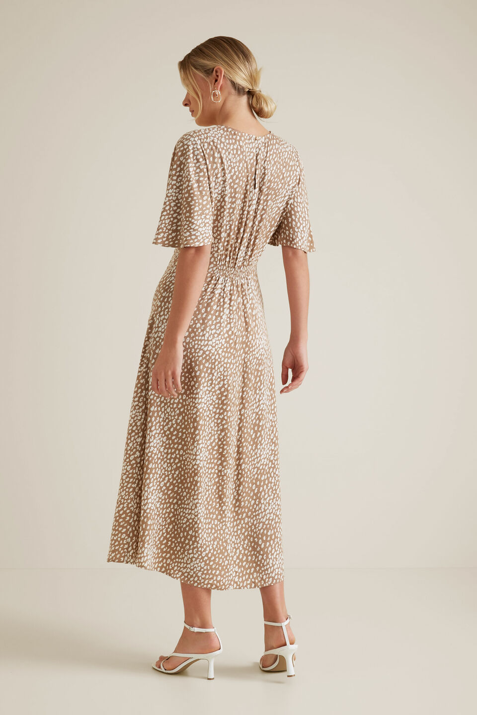 Flutter Sleeve Animal Maxi  