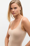 Basic Slip Dress  Beige  hi-res