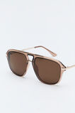 Amanda Aviator Sunglasses  Coffee Bean  hi-res
