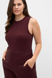 Cotton Rib Tank  Plum Red  hi-res