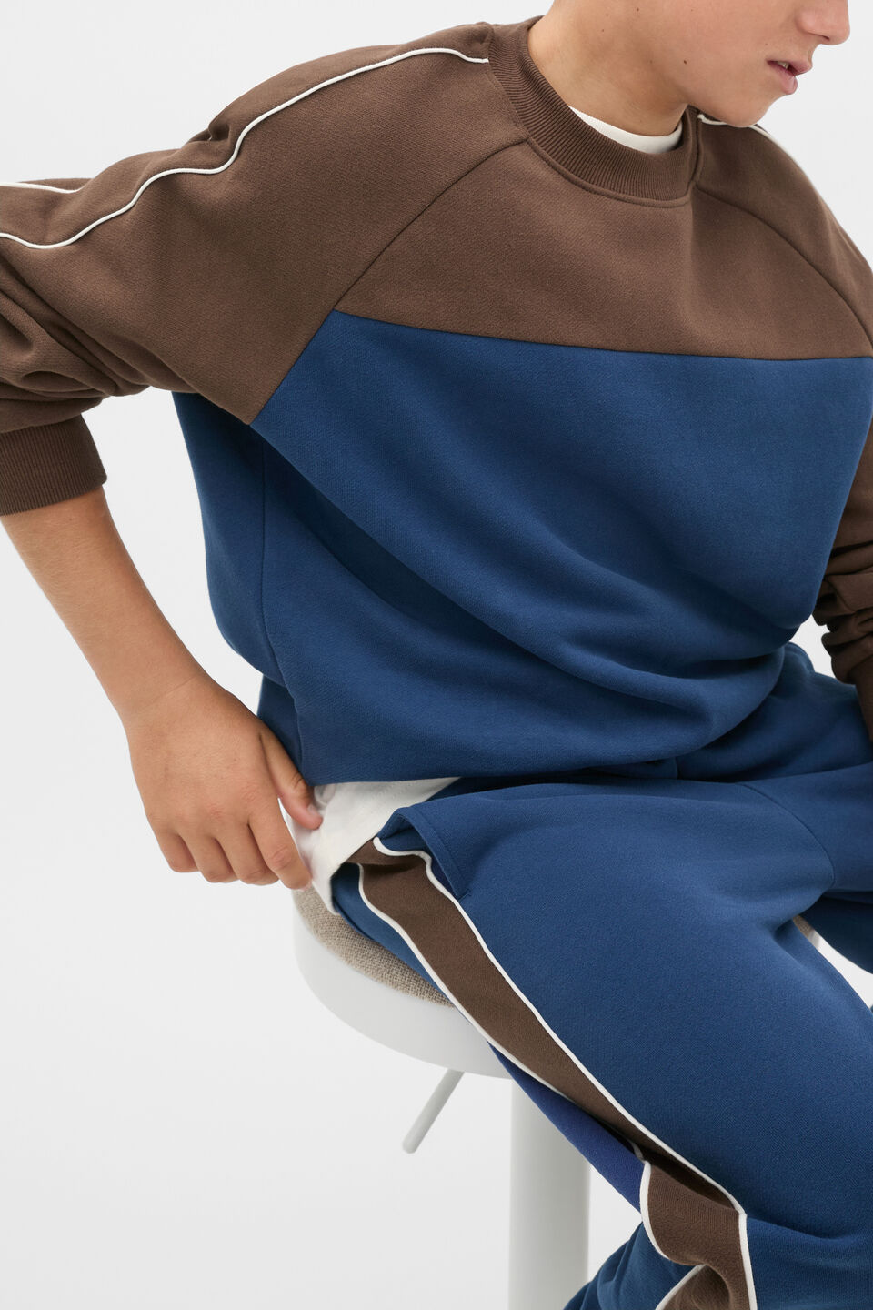 Spliced Sweat Top  Multi