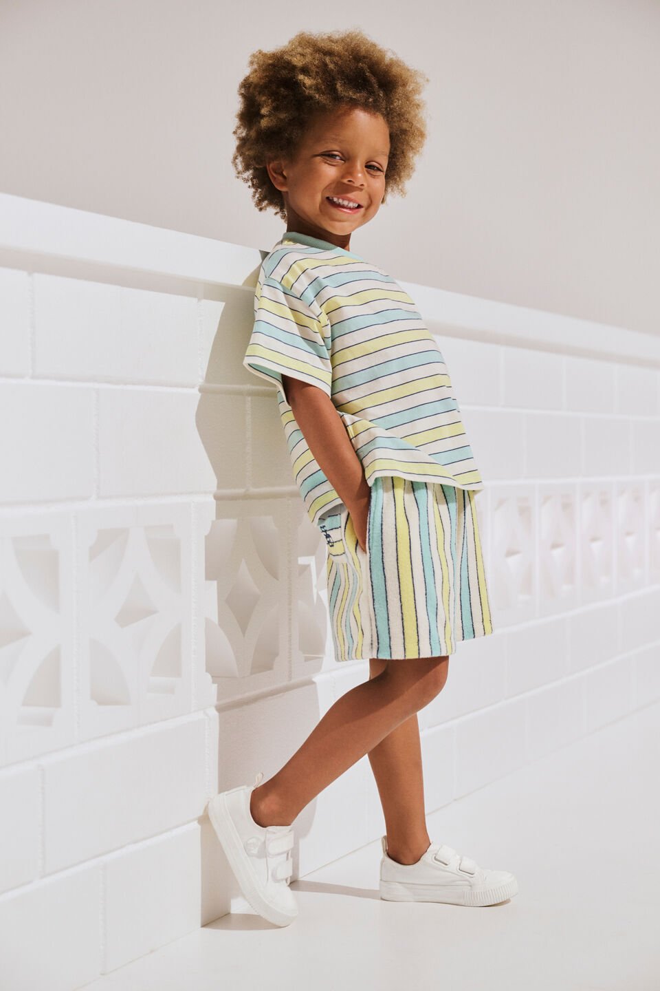 Stripe Short  Multi Stripe