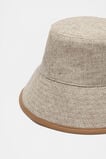 Trim Fabric Bucket Hat  Caramel  hi-res