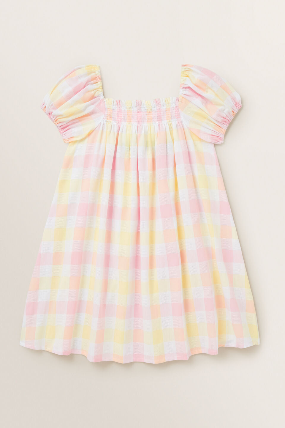 Multi Check Dress  