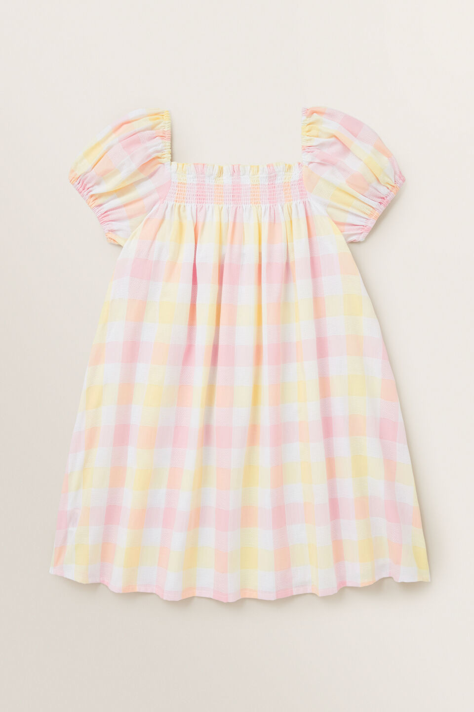 Multi Check Dress  