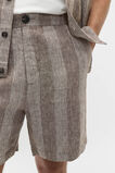 Linen Short  Cocoa  hi-res