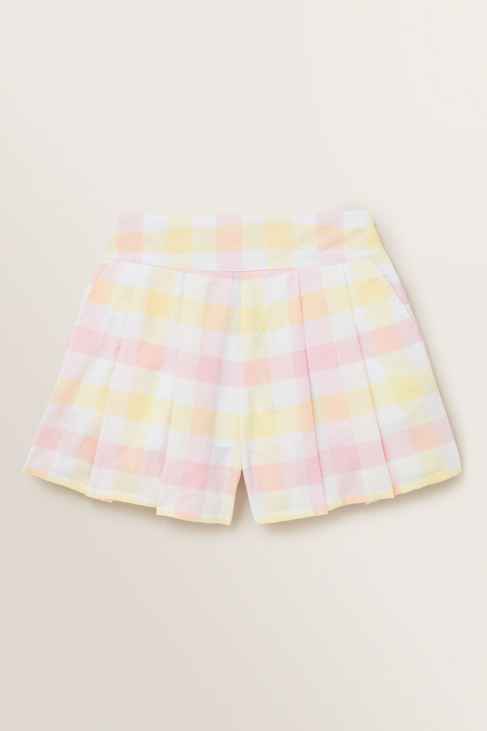 Multi Check Shorts  