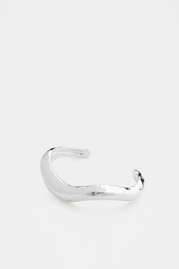 Wave Cuff  Silver  hi-res