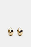 Waterproof Dome Earring  Gold  hi-res