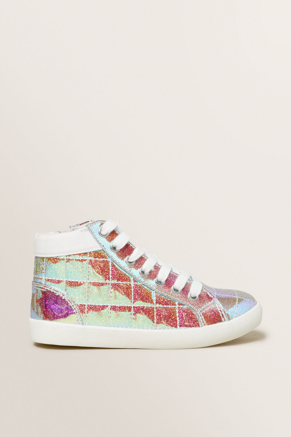 Glitter Irridescent High Top  
