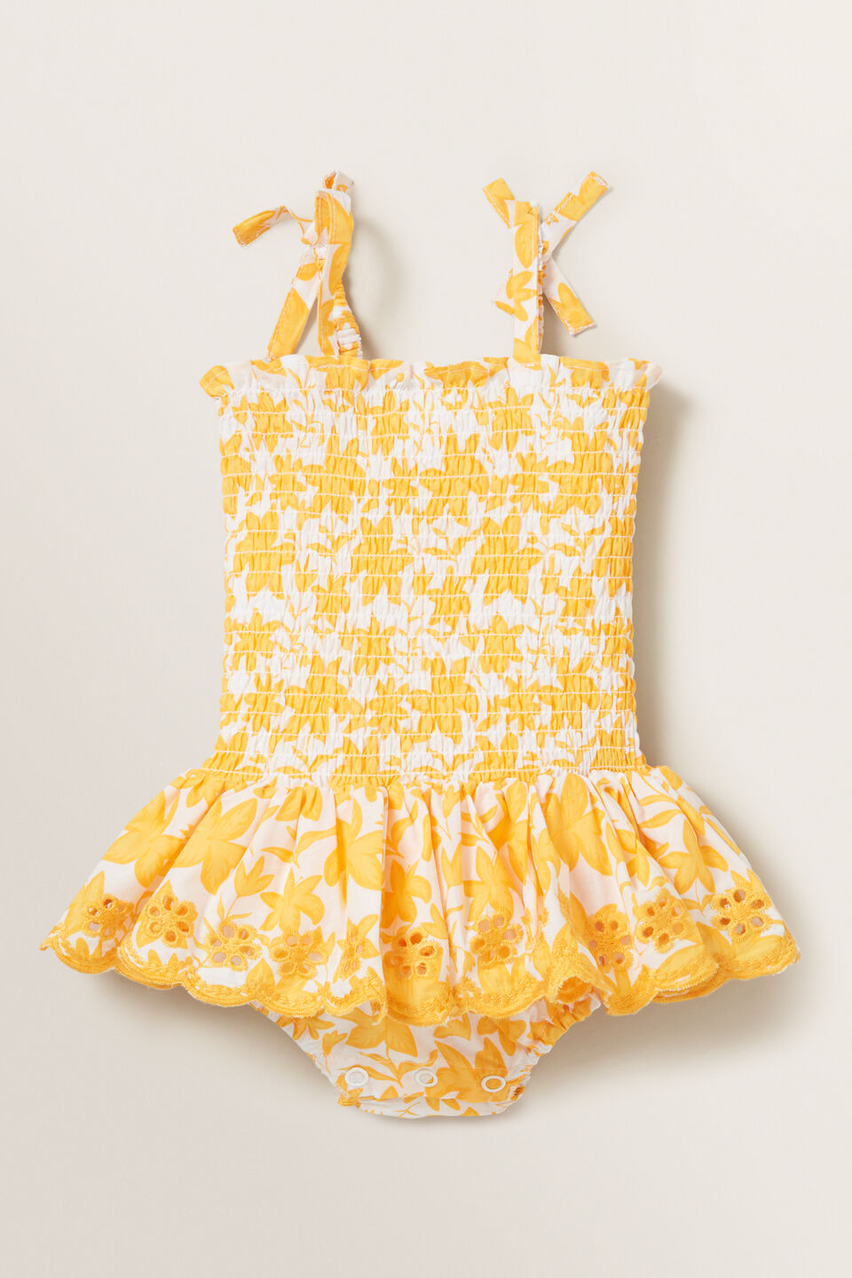 Floral Broderie Romper  