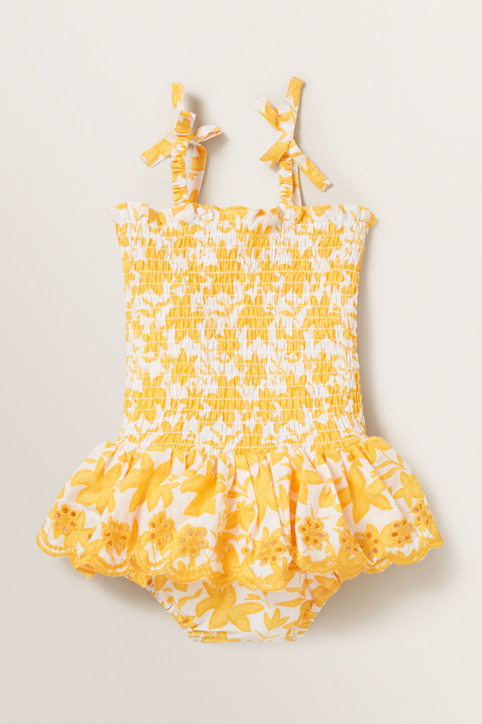 Floral Broderie Romper  