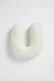 Teddy Initial Cushion Creme  U  hi-res