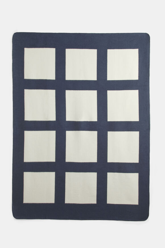 Grid Throw  Twilight Blue  hi-res
