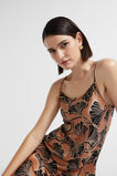 Satin Abstract Floral Slip Dress  Abstract Floral  hi-res
