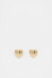 Heart Stud Earring  Gold  hi-res