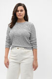 Self Stripe Textured Top  Mono Stripe  hi-res