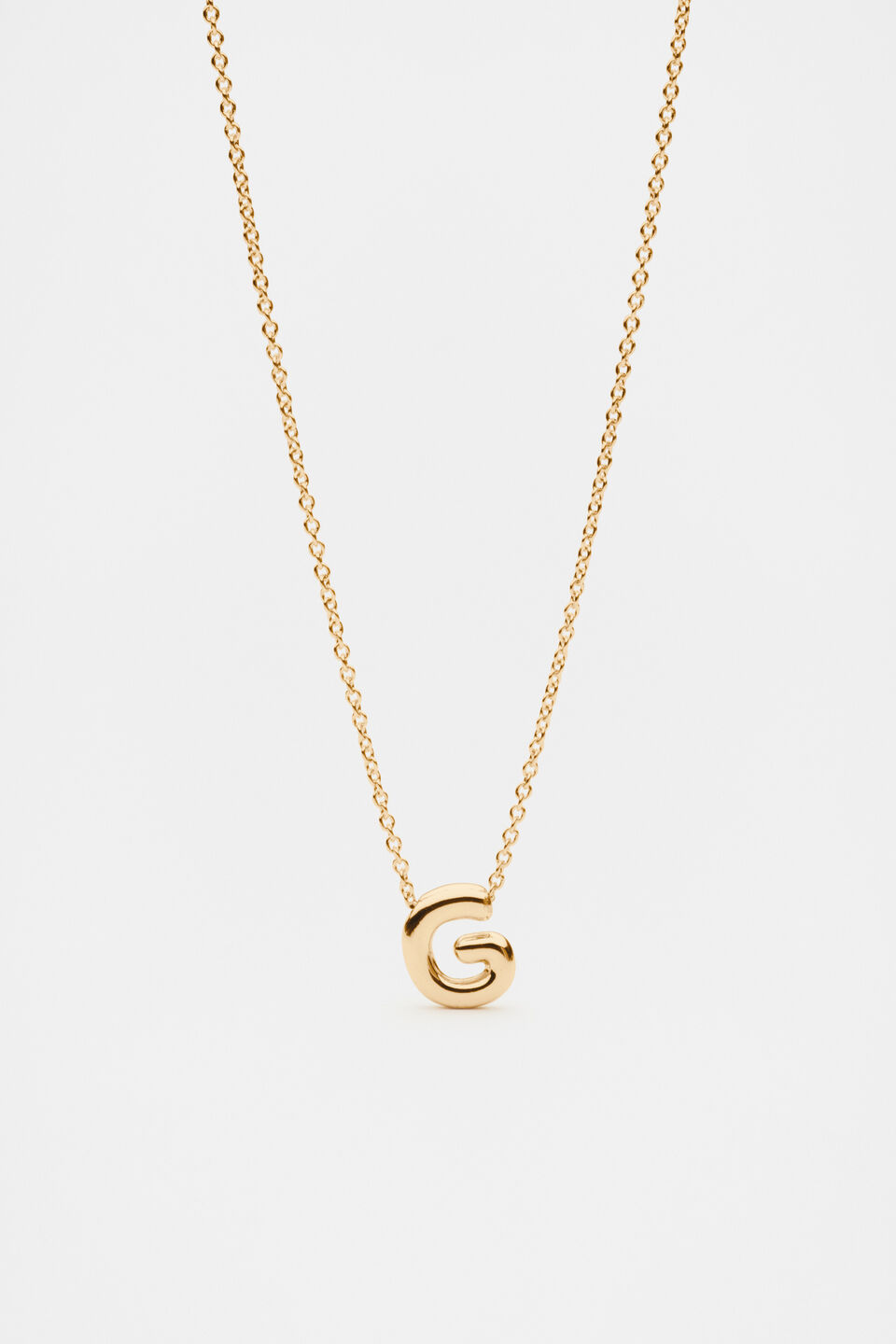 Bubble Letter Necklace  G