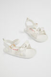 Puffy Knot Sandal  White  hi-res
