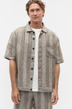 Boxy Linen Shirt  Cocoa  hi-res