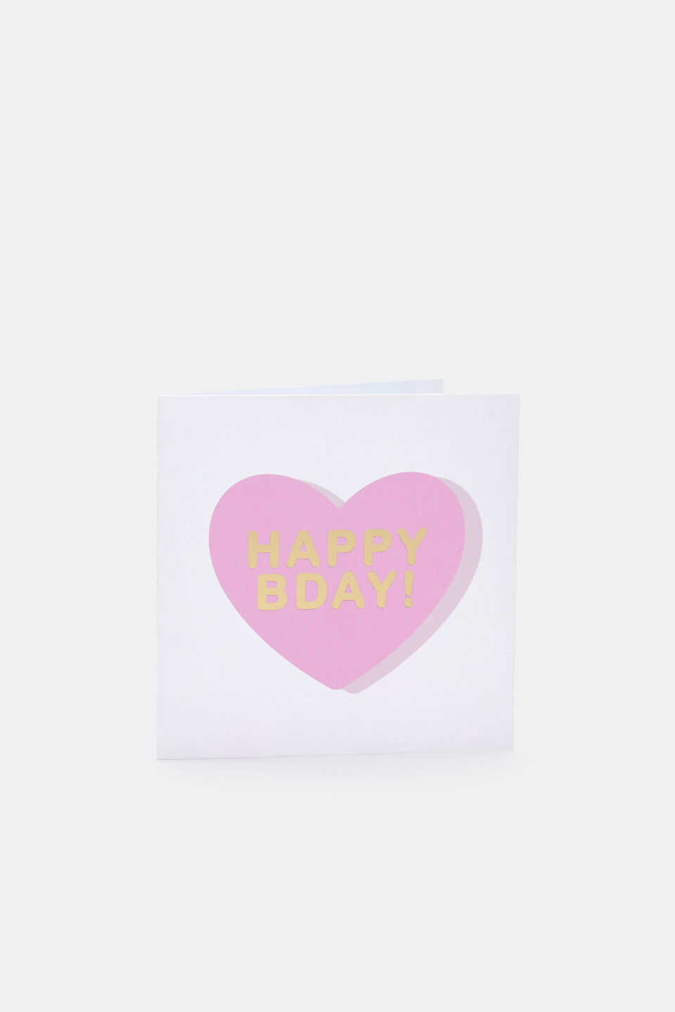 Heart B'day Card  Multi