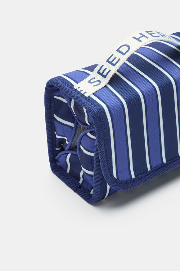 Stripe Cos Bag  Blue Multi  hi-res