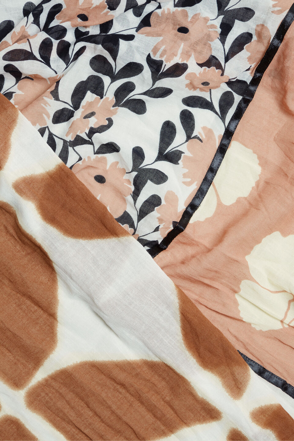 Patchwork Floral Scarf  