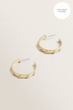 Fine Large Diamante Hoops  9  hi-res